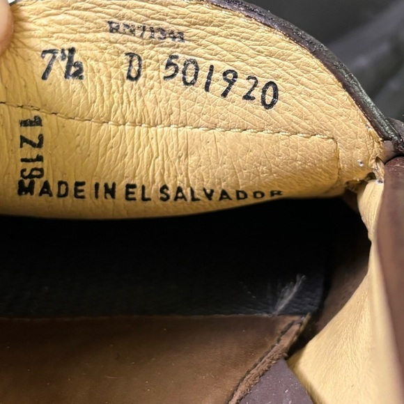 L.L. Bean Allagash Leather Penny Loafers in Bean Boot Brown/Suede 7.5 main image 9